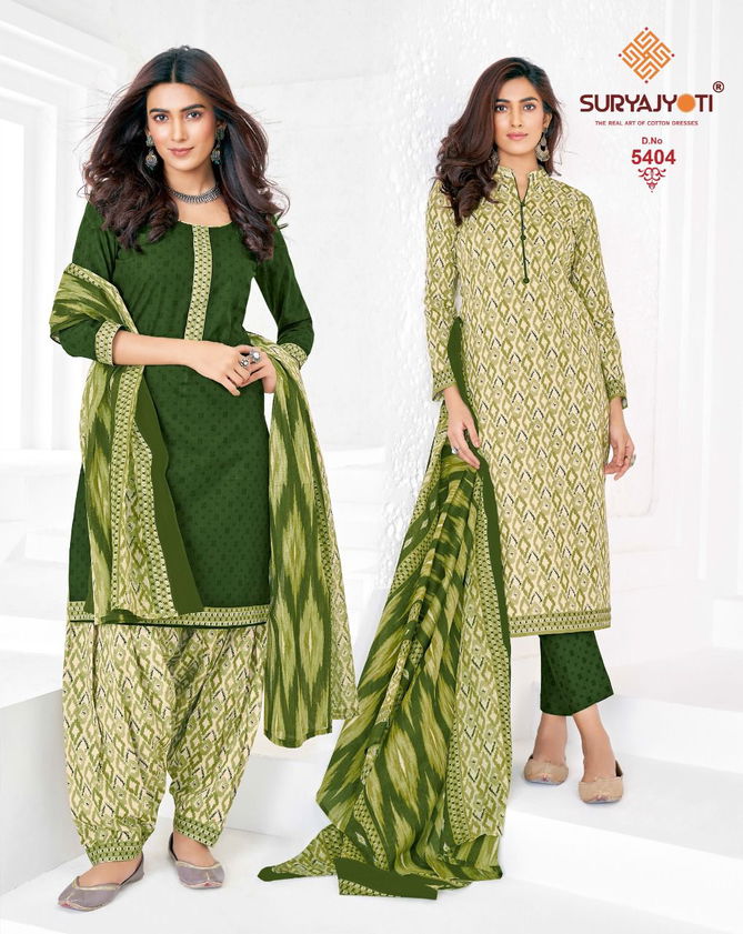 Suryajyoti Trendy Cottons 54 Regular Wear Wholesale Cotton Dress Material
